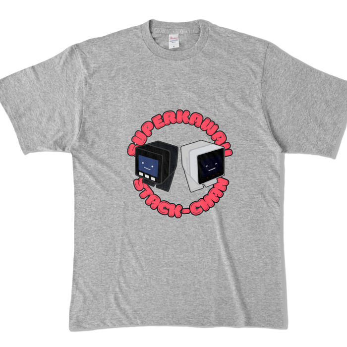 カラーTシャツ - XL - 杢グレー (濃色)