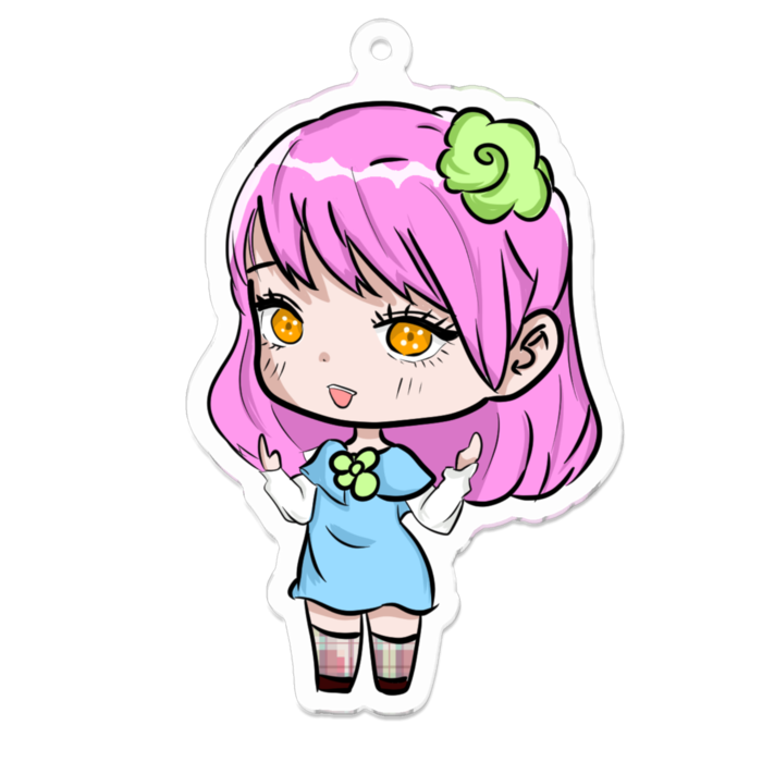 アクリルキーホルダー - 70 x 70 (mm)