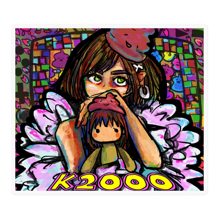 ステッカー - 100 x 100 (mm)