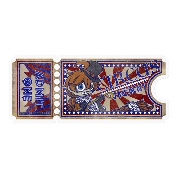 ステッカー - 100 x 100 (mm)