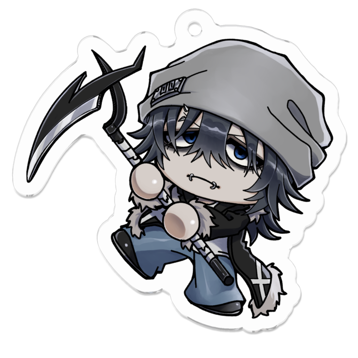 Acrylic Keychain - 50 x 50 (mm)