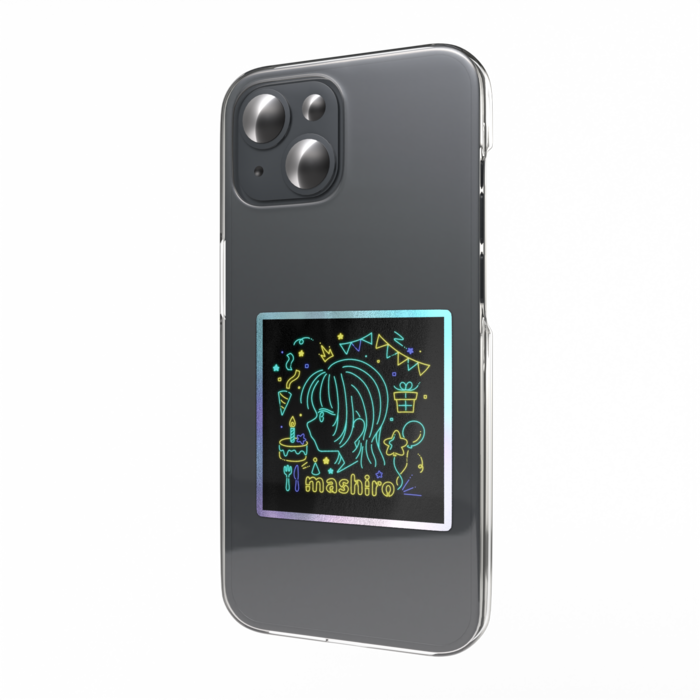 オーロラスマホステッカー - W55 × H91mm 以内