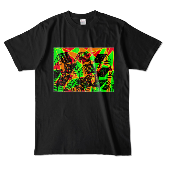 カラーTシャツ - L - ブラック (濃色)