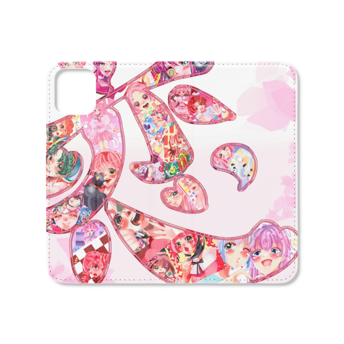 手帳型iPhoneケース（ベルトなし） - iPhone 11 - ストラップ穴 あり