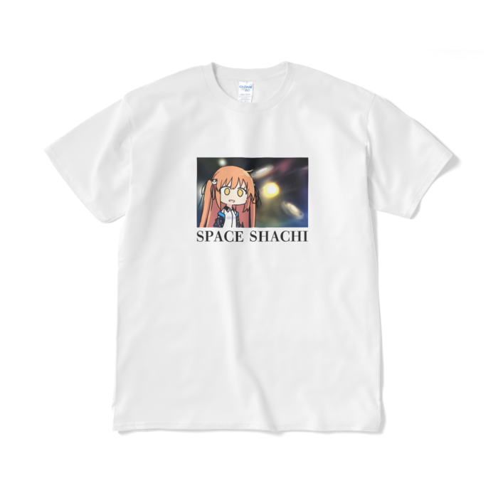 宇宙しゃちTシャツ - XL - ホワイト