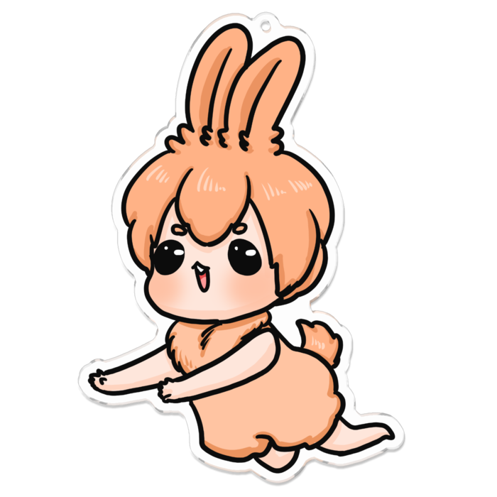 アクリルキーホルダー - 100 x 100 (mm)