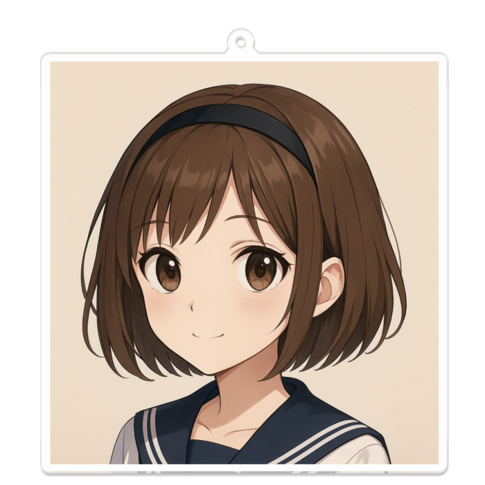 アクリルキーホルダー - 100 x 100 (mm)