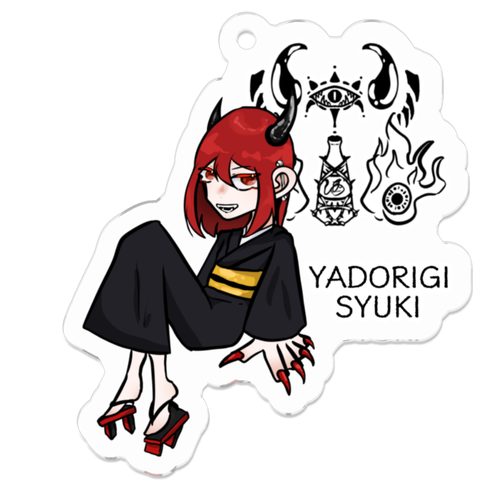 アクリルキーホルダー(コーティング) - 50 x 50 (mm)