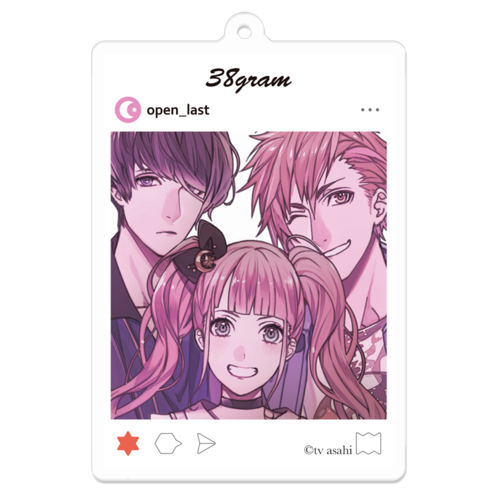 アクリルキーホルダー - 70 x 70 (mm)