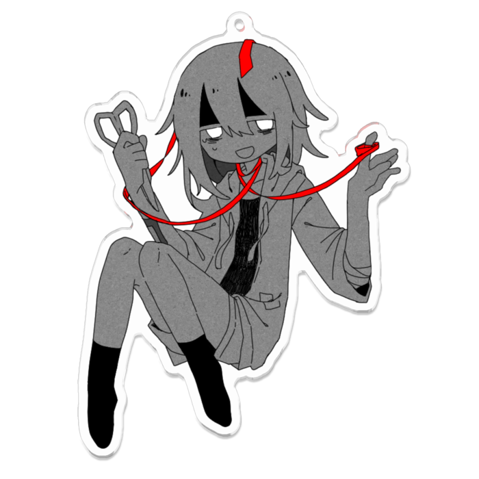 アクリルキーホルダー - 100 x 100 (mm)