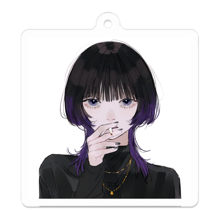 アクリルキーホルダー - 50 x 50 (mm)