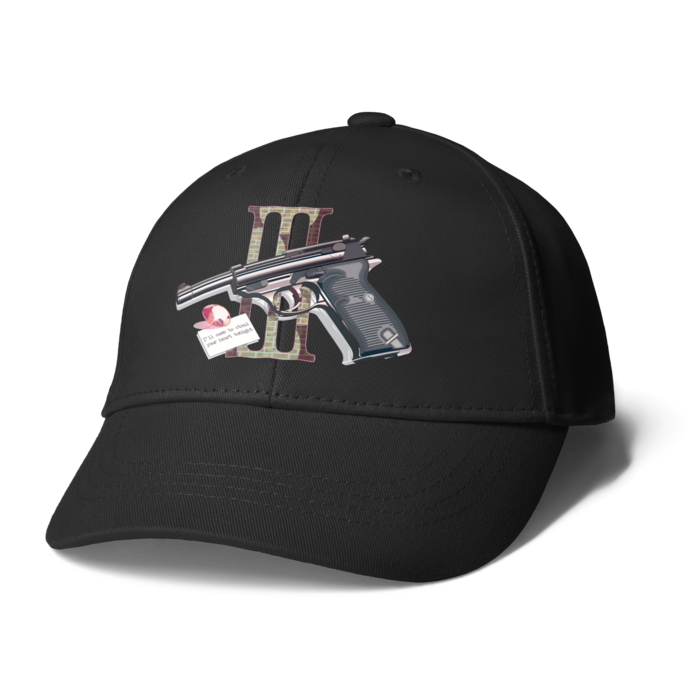 キャップ - ブラック