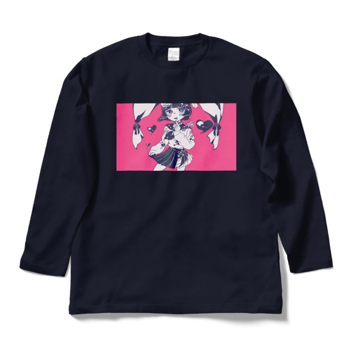 ロングスリーブTシャツ - L - ネイビー