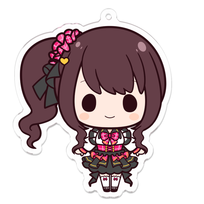 アクリルキーホルダー（コーティング） - 70 x 70 (mm)