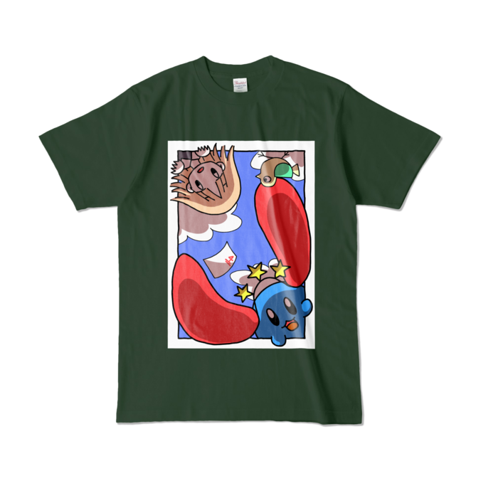 カラーTシャツ - L - フォレスト (濃色)