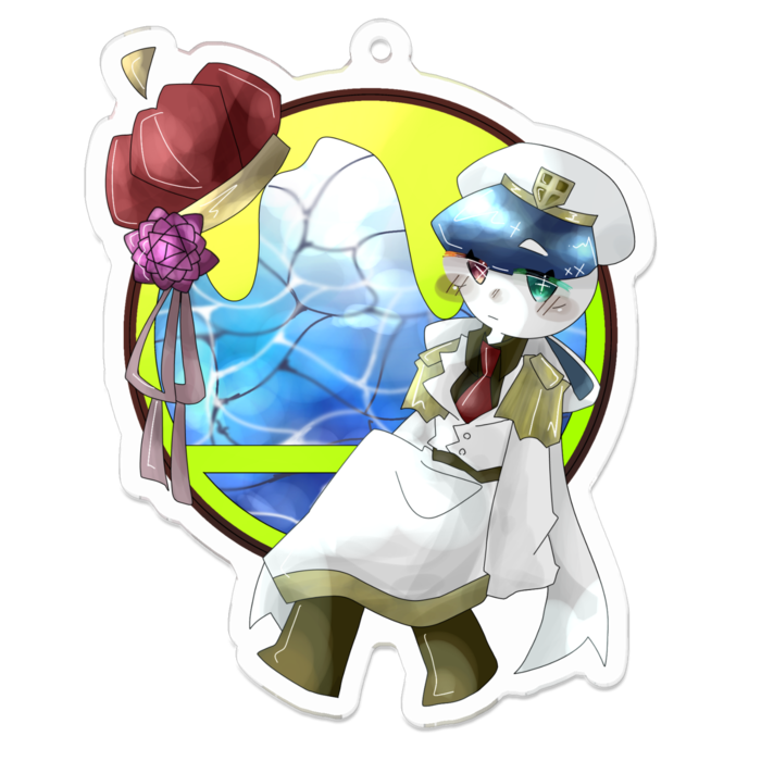 アクリルキーホルダー - 70 x 70 (mm)