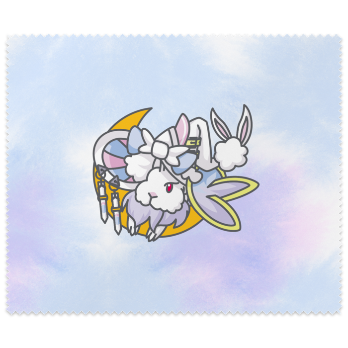 メガネ拭き(赤目)