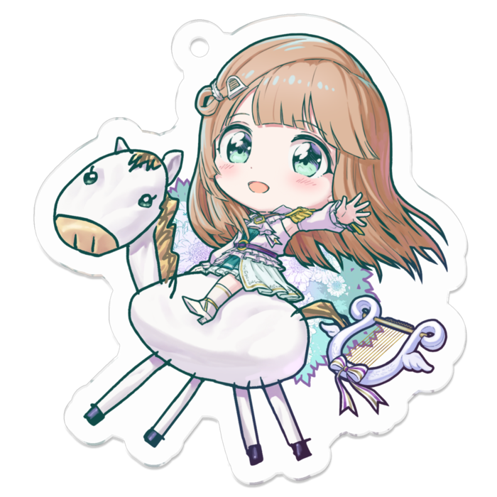 アクリルキーホルダー - 50 x 50 (mm)