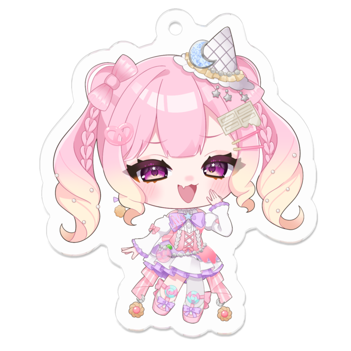 アクリルキーホルダー A- 50 x 50 (mm)