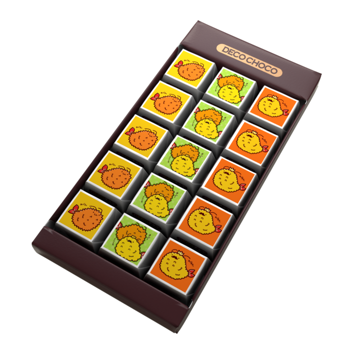 DECOチョコ - 列ごとにデザイン