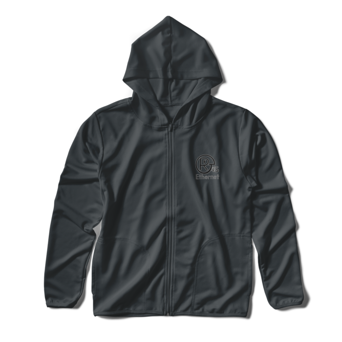 LAN TypeB ジップパーカー - S - ダークグレー