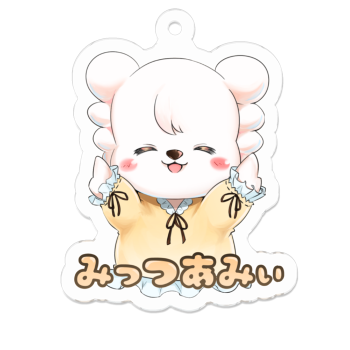 アクリルキーホルダー - 50 x 50 (mm)