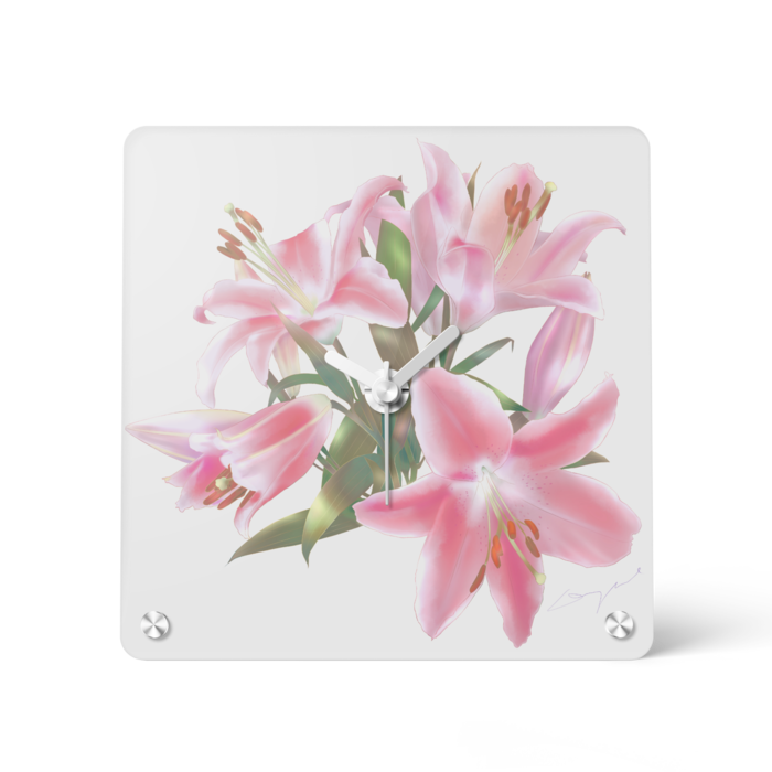 アクリル時計 - 150x150mm
