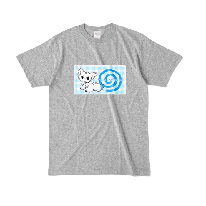 カラーTシャツ - L - 杢グレー (濃色)