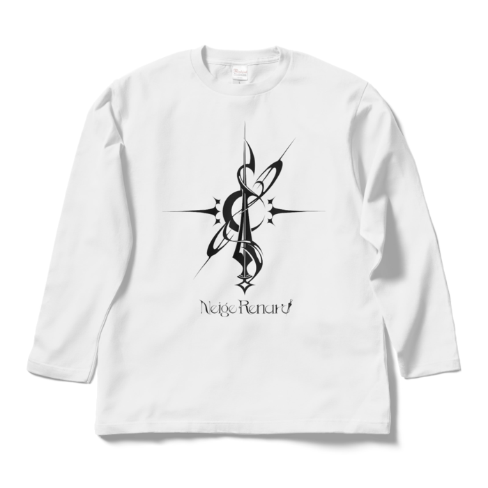 ロンT - L - ロゴ黒