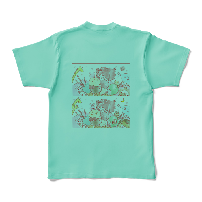 カラーTシャツ - XL - アイスグリーン (淡色)