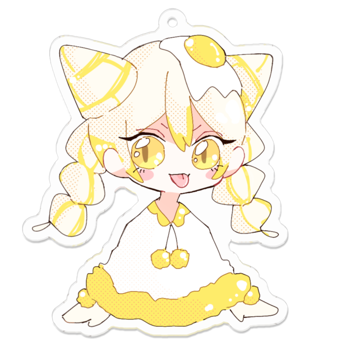 アクリルキーホルダー - 70 x 70 (mm)