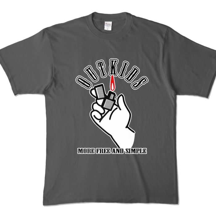 カラーTシャツ - XL - チャコール (濃色)