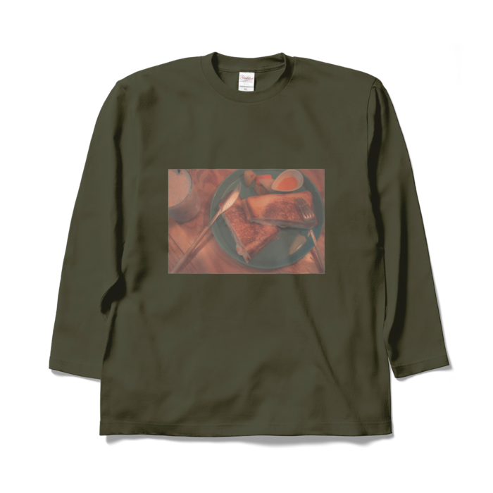 ロングスリーブTシャツ - XL - アーミーグリーン