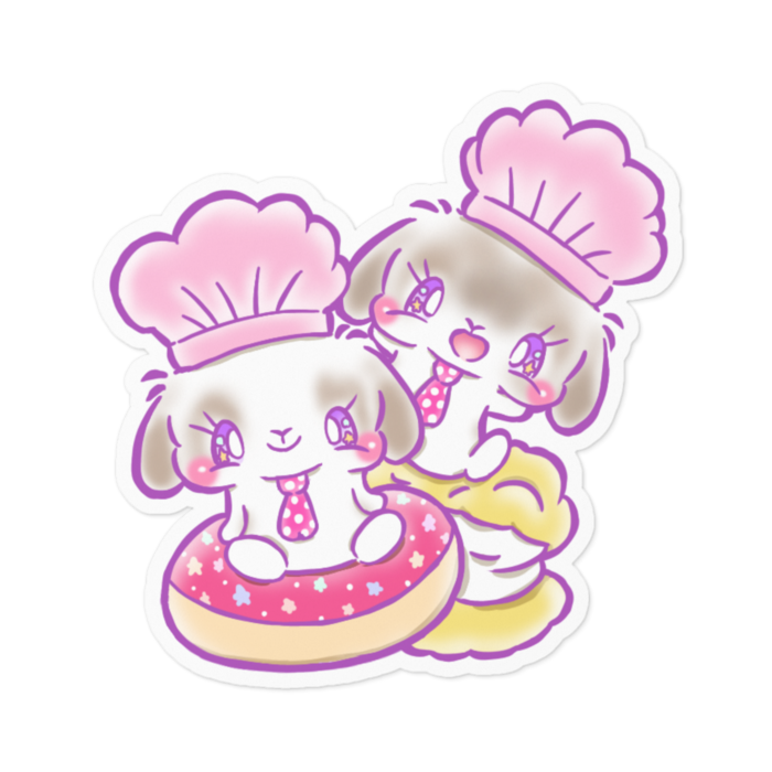 ステッカー - 100 x 100 (mm)