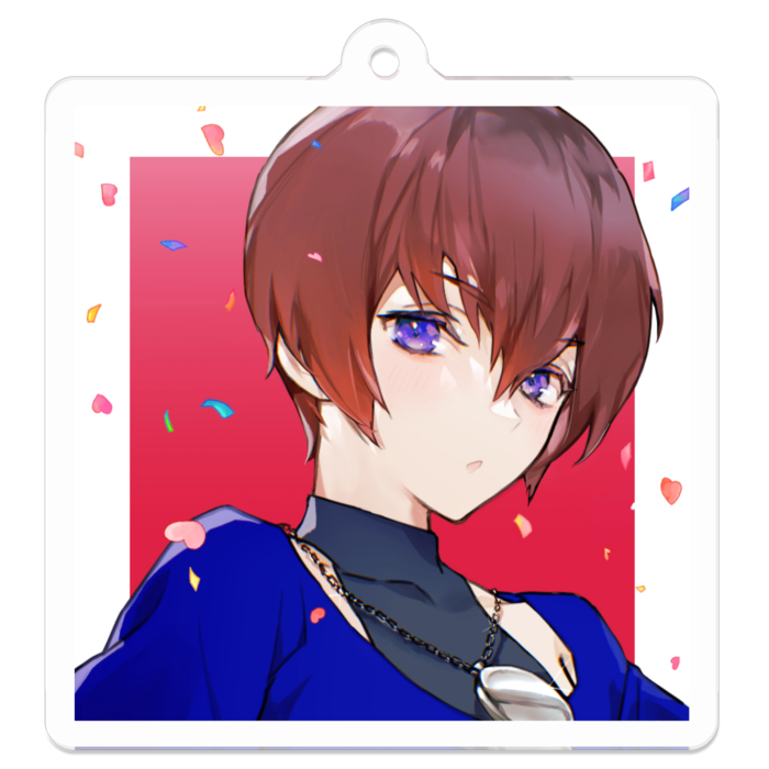 アクリルキーホルダー - 50 x 50 (mm)