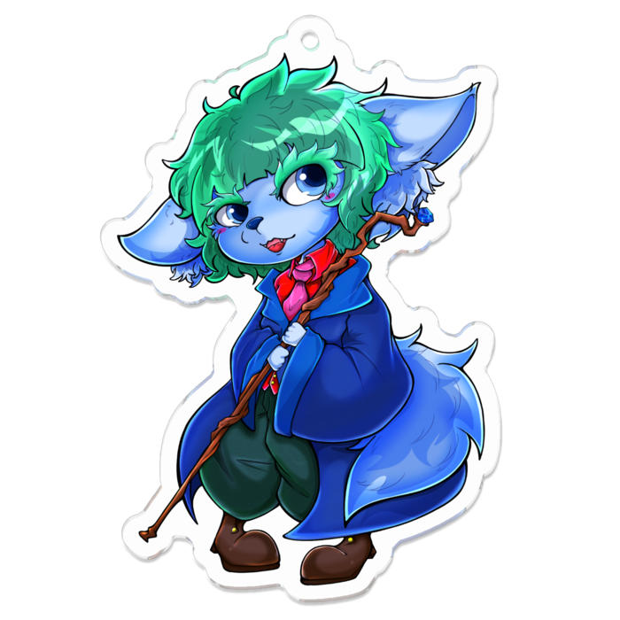 アクリルキーホルダー（コーティング） - 70 x 70 (mm)