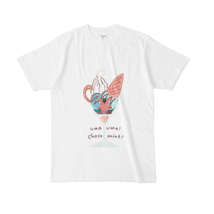 Tシャツ - L - 白(背景なし)