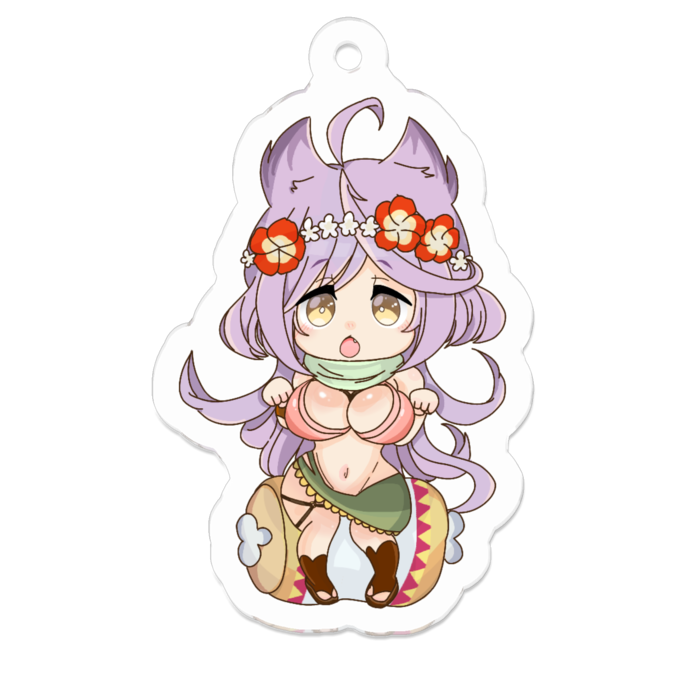 アクリルキーホルダー - 50 x 50 (mm)