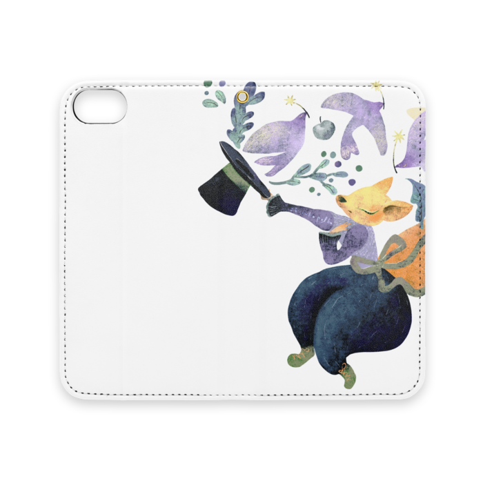 手帳型iPhoneケース（ベルトなし） - iPhone 8 / 7 / SE2 - ストラップ穴 あり