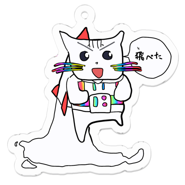 アクリルキーホルダー - 50 x 50 (mm)