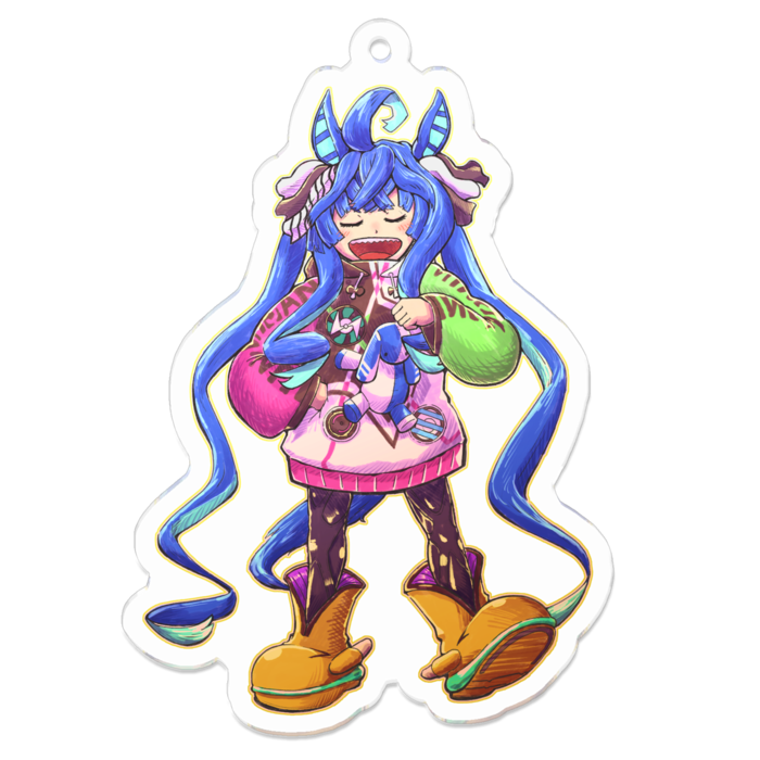 アクリルキーホルダー - 70 x 70 (mm)