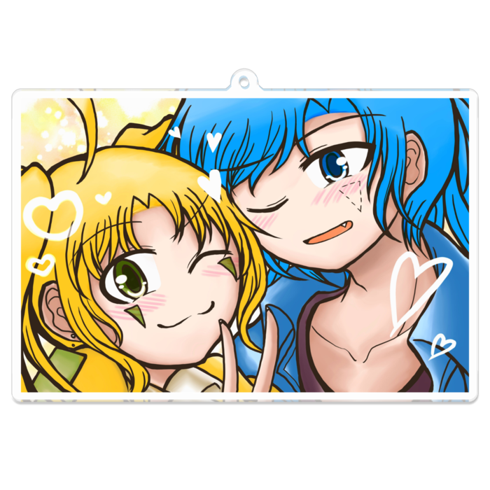 アクリルキーホルダー - 100 x 100 (mm)