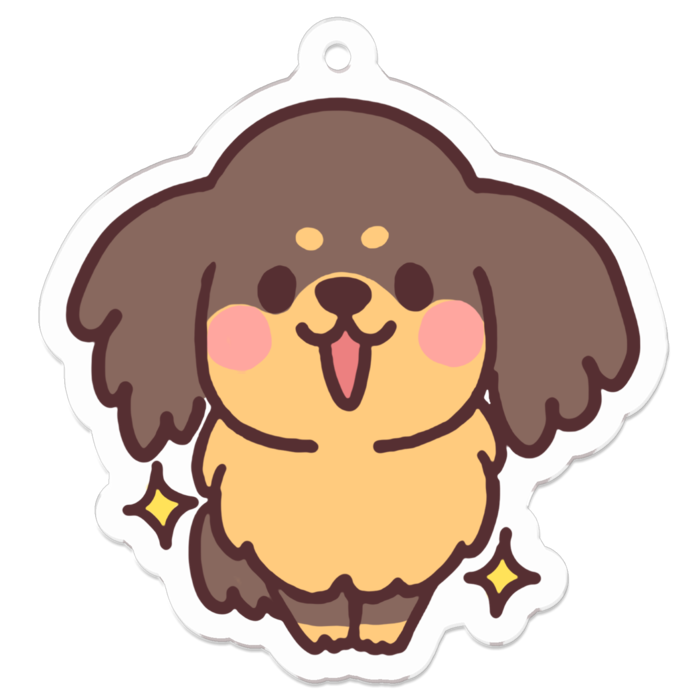 アクリルキーホルダー - 50 x 50 (mm)