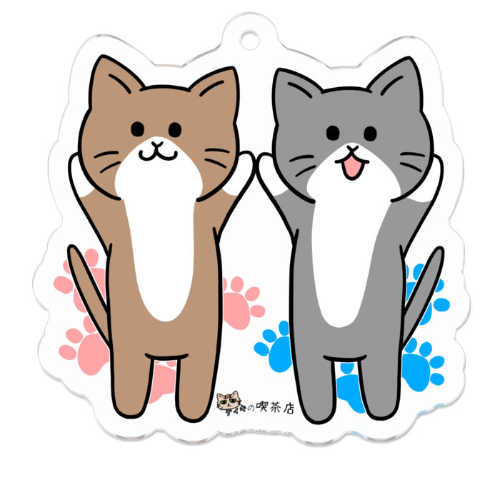 アクリルキーホルダー - 50 x 50 (mm)