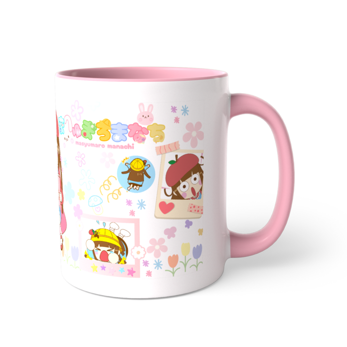 ツートンカラーマグカップ - 直径 8.2cm / 高さ 9.5cm