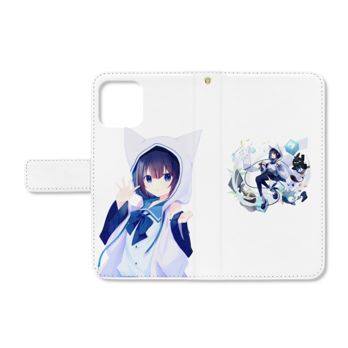 手帳型iPhoneケース - iPhone12 / 12 Pro - ストラップ穴 あり