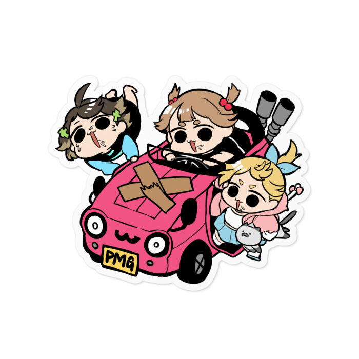 ステッカー - 100 x 100 (mm)