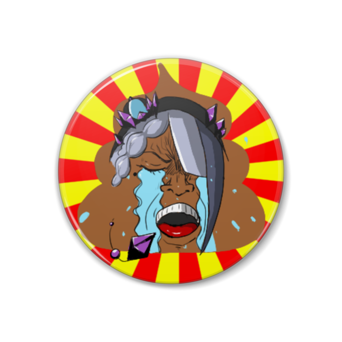 うんち缶バッジ - M