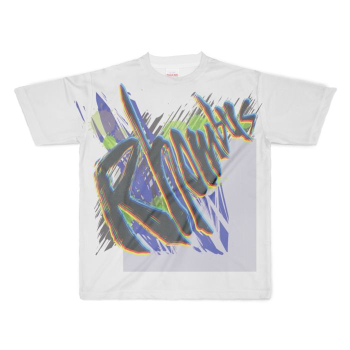 フルグラフィックTシャツ - XL - 正面印刷のみ