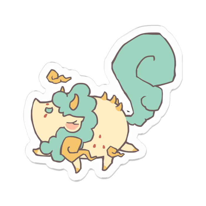 アクリルバッジ - 70 x 70 (mm)